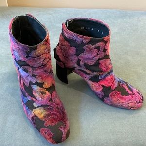 Stuart Weitzman velvet ankle boot